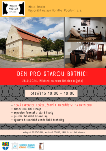 Plakát Den pro starou Brtnici